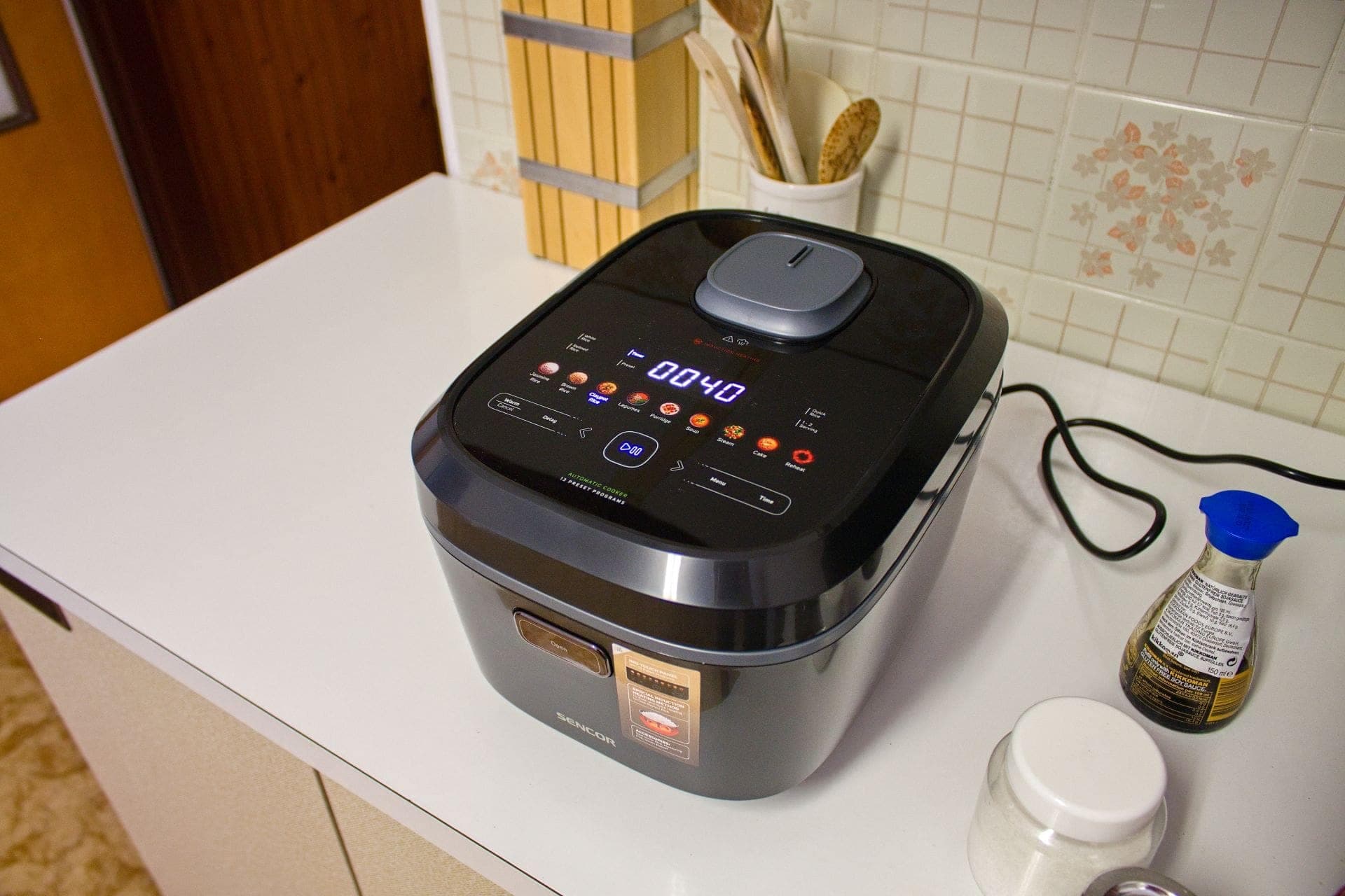 ryžovar s indukčným ohrevom, SENCOR SRM 3900BK, Testado recenzia