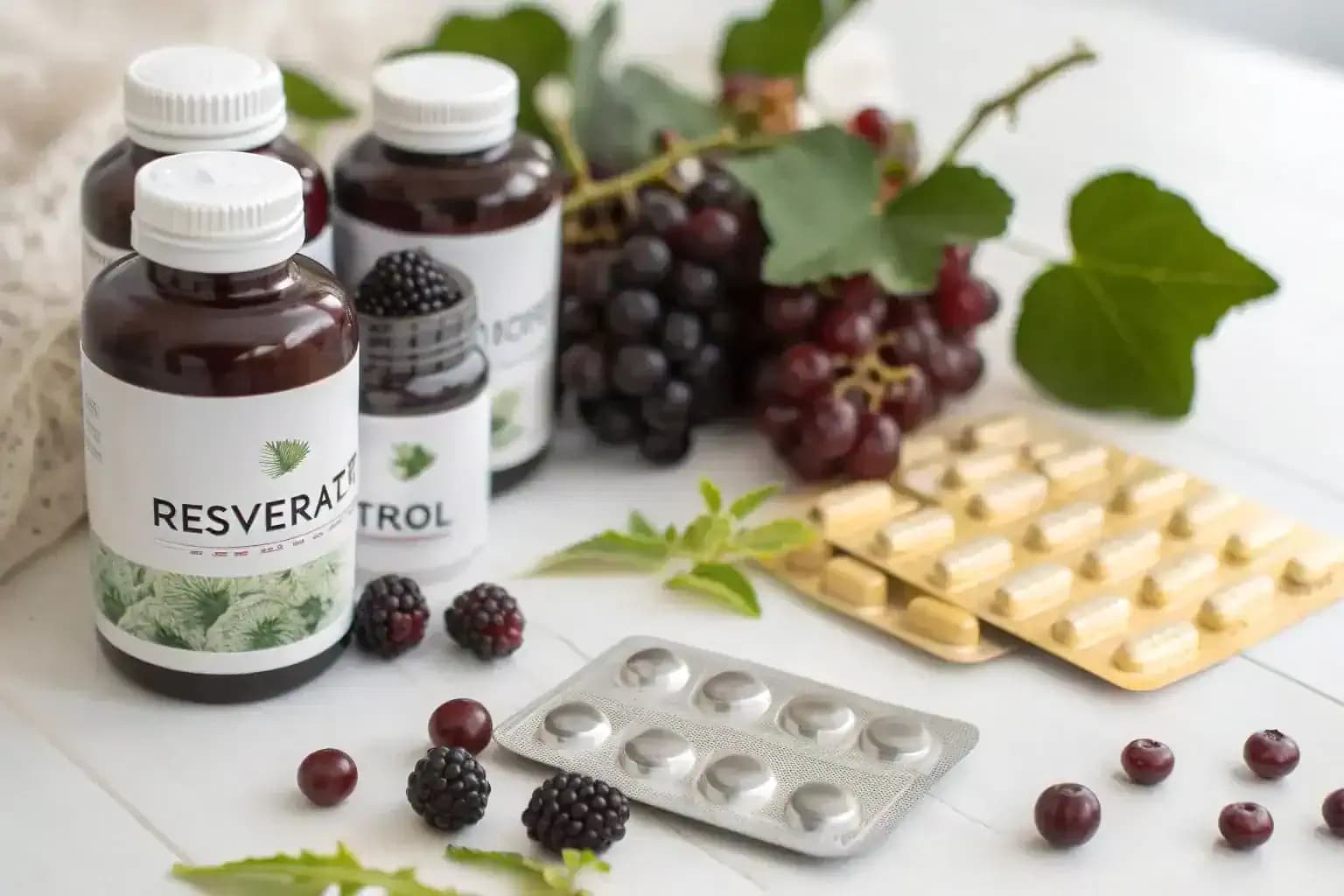 Resveratrol - doplnky stravy