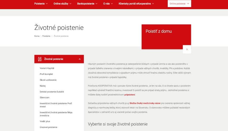 Kooperativa životné poistenie