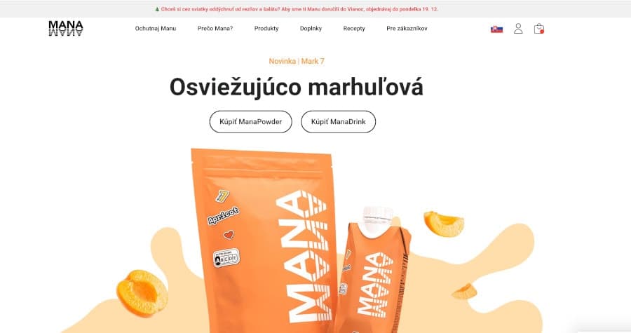 Produkty spoločnosti mojamana.sk
