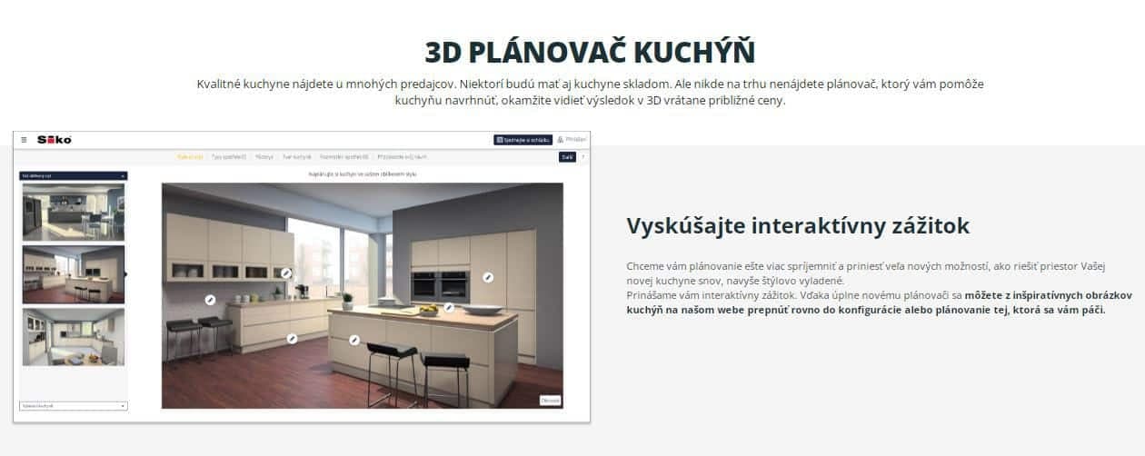 Siko plánovač kuchýň 1