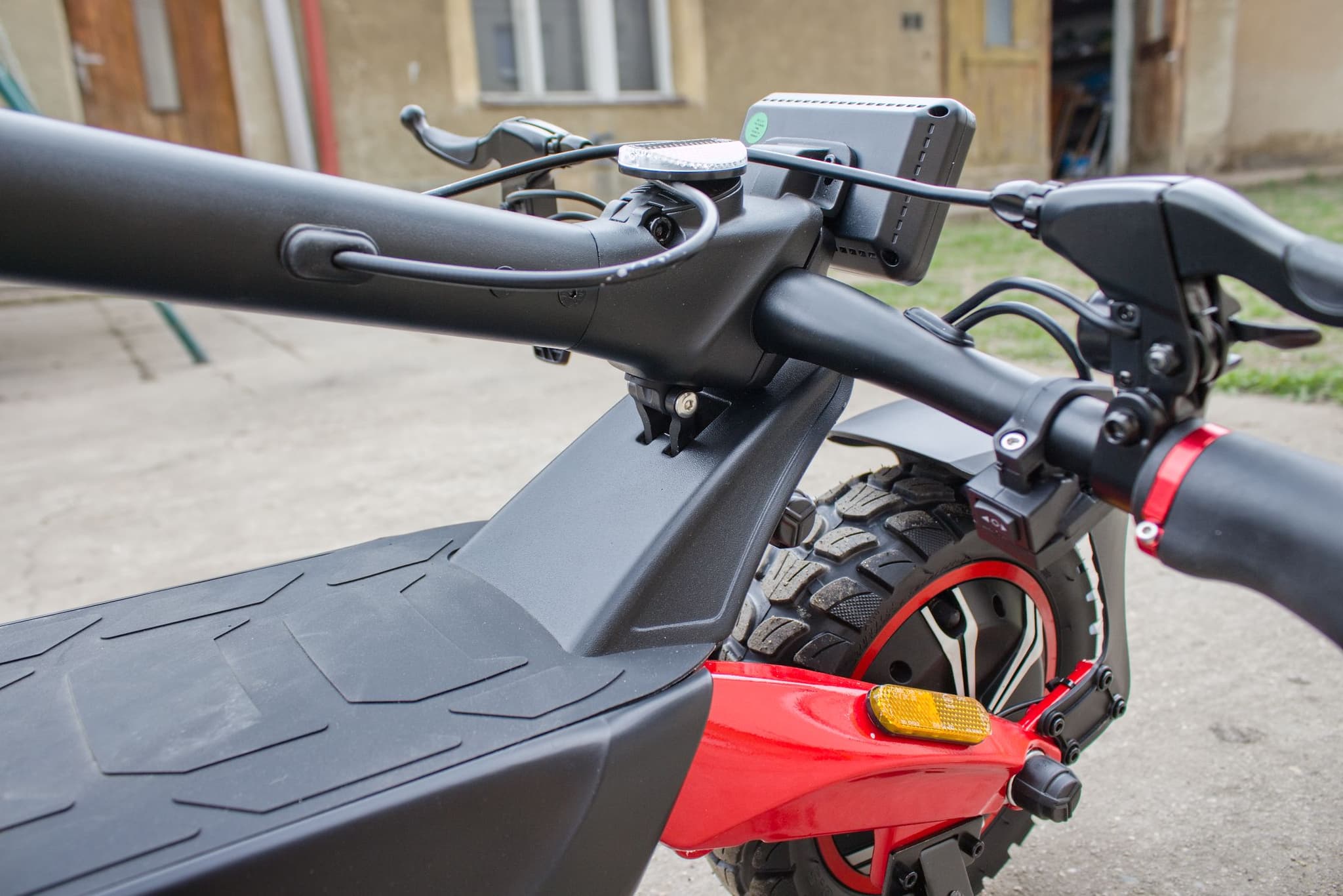 zajištěná řídítka scooter x70, testado recenze