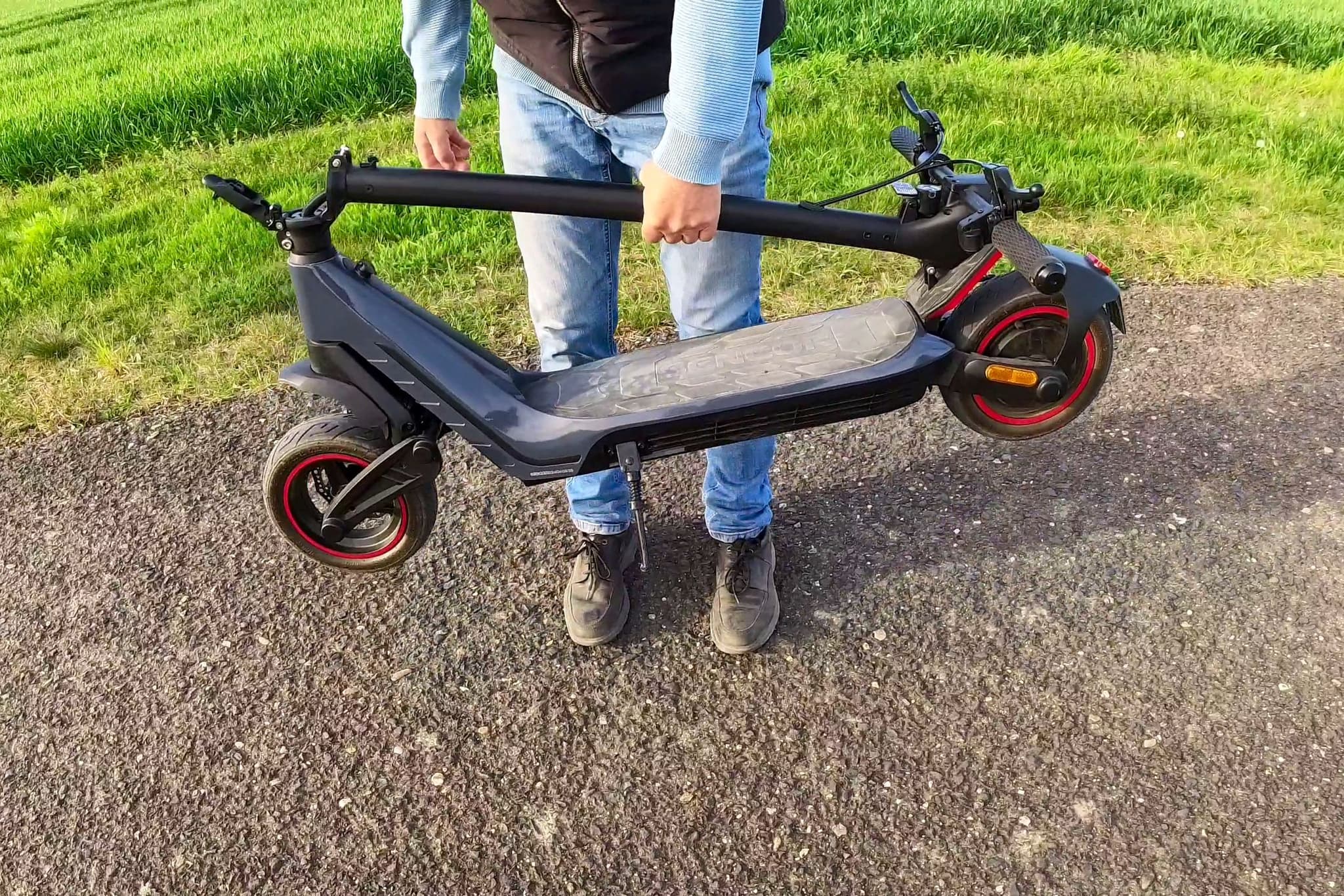 skolpená řídítka sencor scooter s80, testado recenze