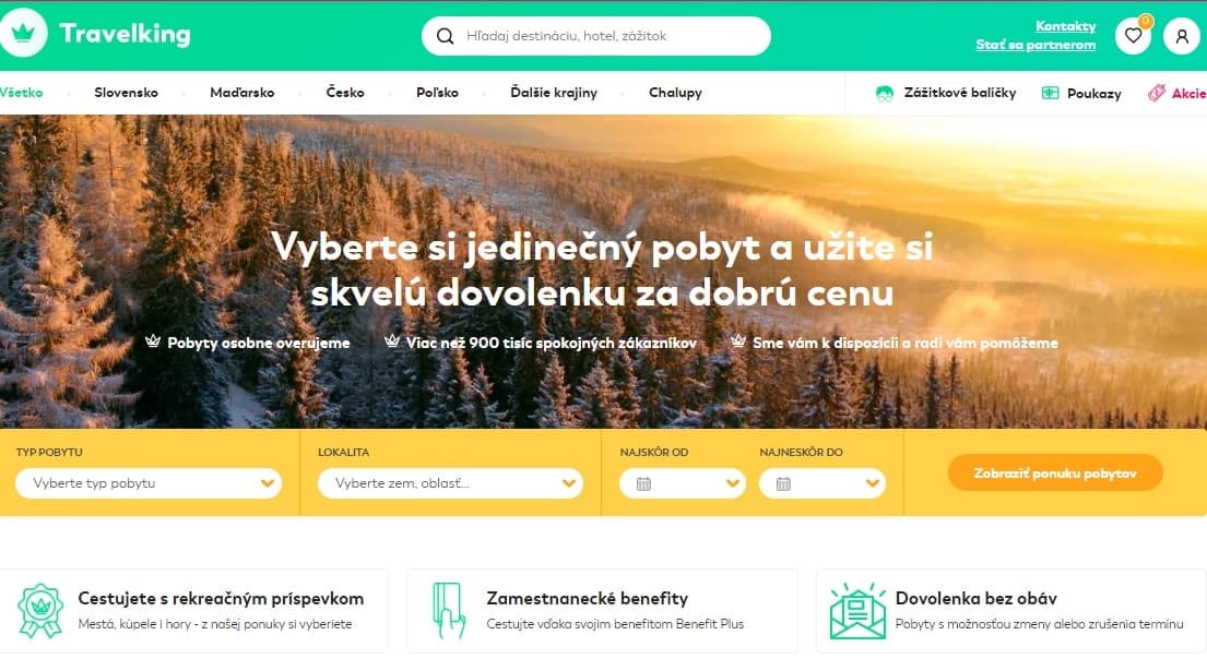 Cestovateľský portál Travelking