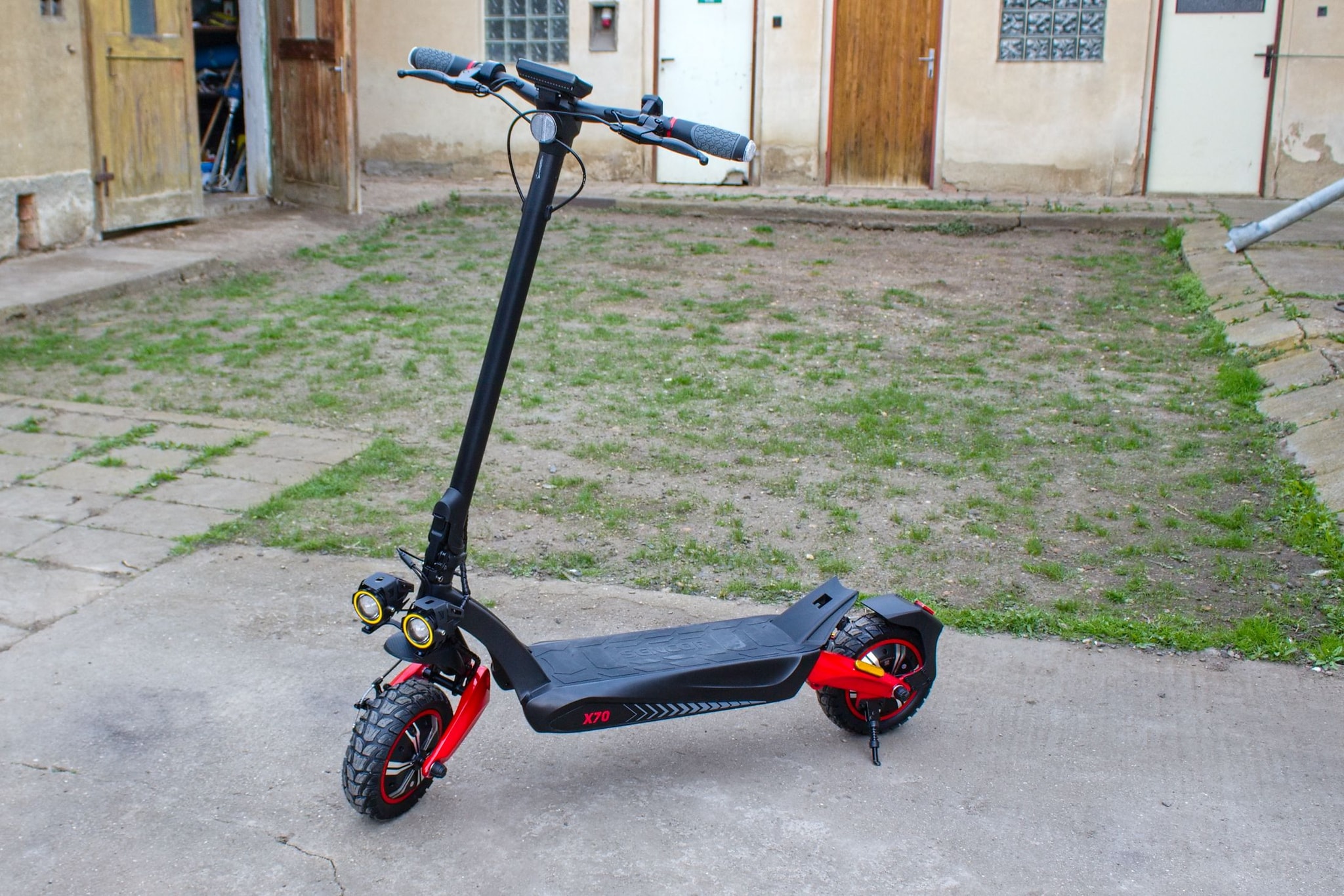 elektrická koloběžka sencor scooter x70, recenze testado