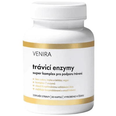 Venira tráviace enzýmy