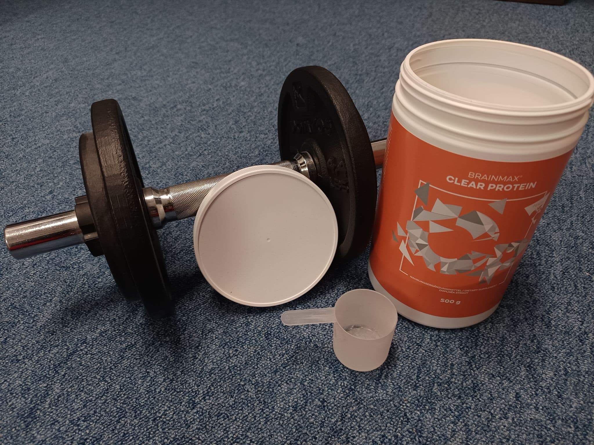 BrainMax clear protein s dávkovačem