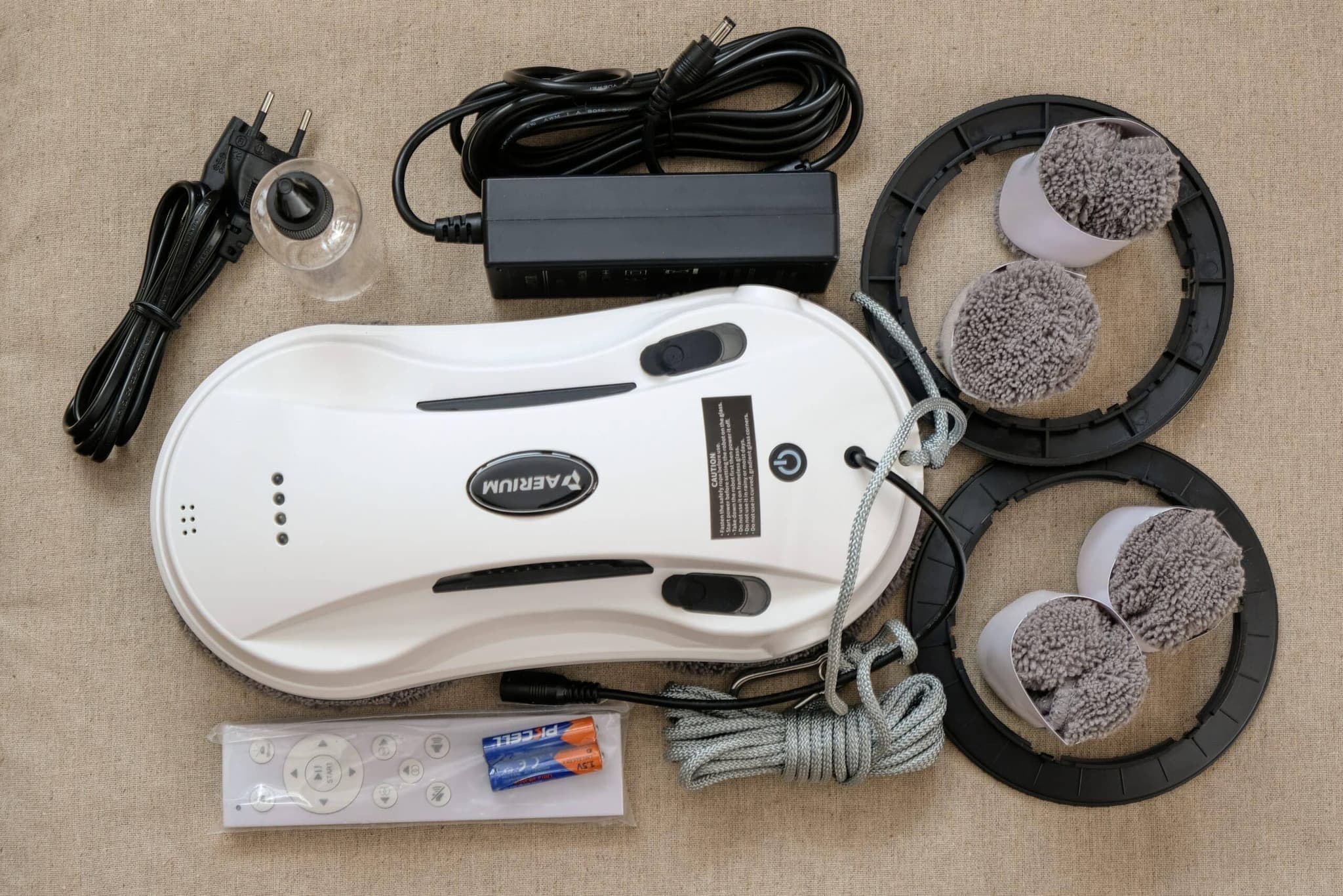 robotický čistič okien Aerium Dewis R480 sada