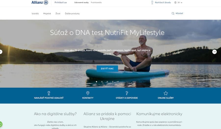 allianz je najsťaršia slovenská poisťovňa