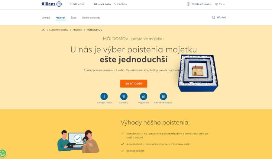 Poistenie majetku Môj Domov