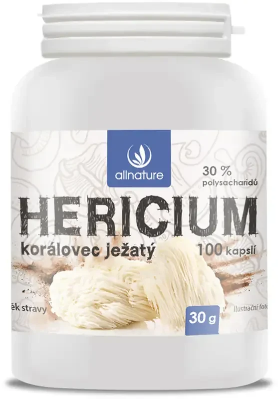 Allnature Hericium Korálovec ježatý: Product review