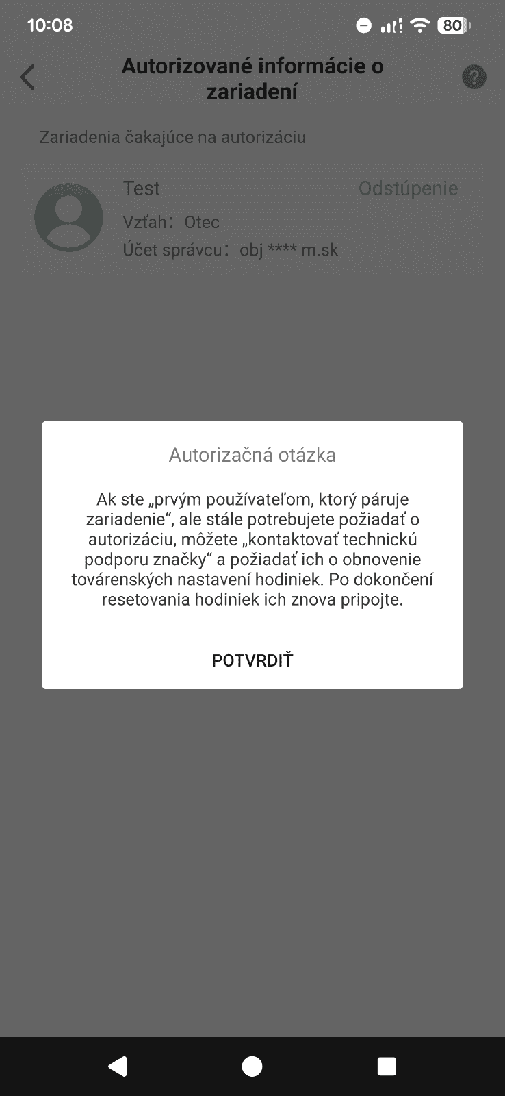 autorizácia Carneo CuardKid+ 4G Ultra 2nd gen