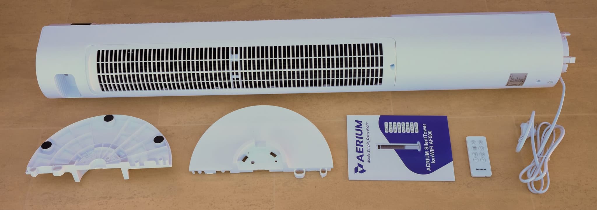 rozložený Aerium SilentTower IonWIFI AF500