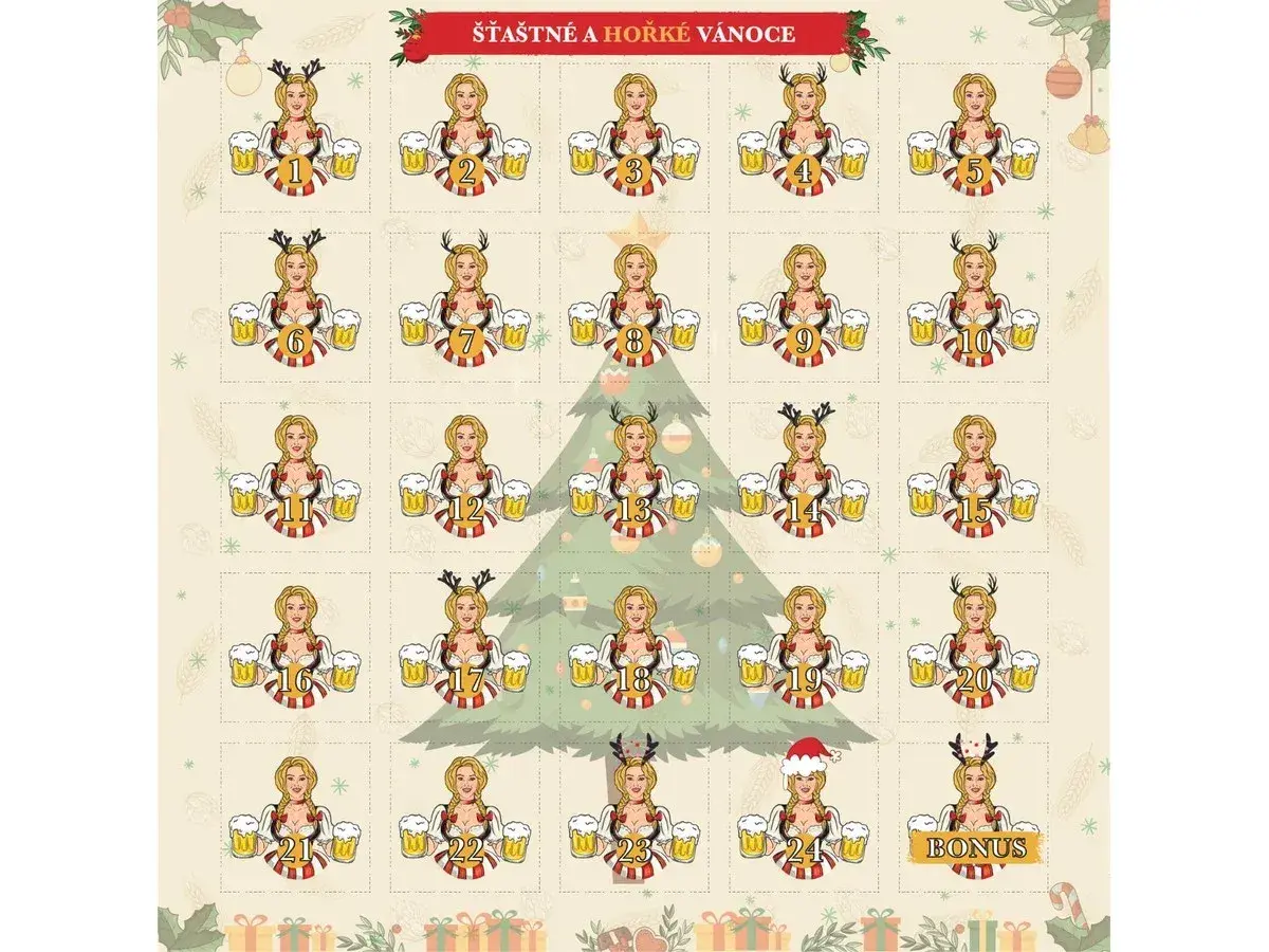 domáca pivotéka adventný kalendár pre mužov