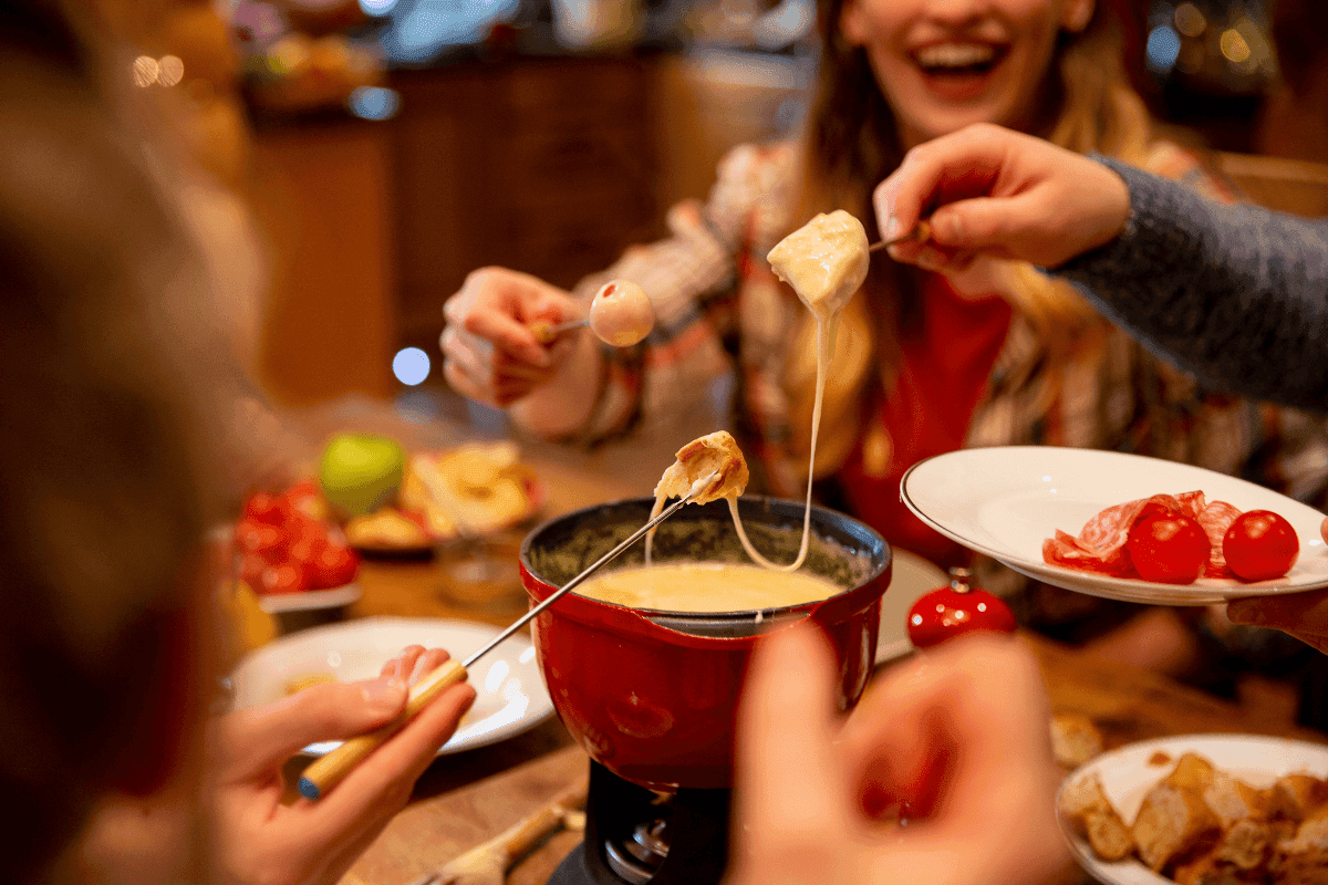 Fondue sety–syrové