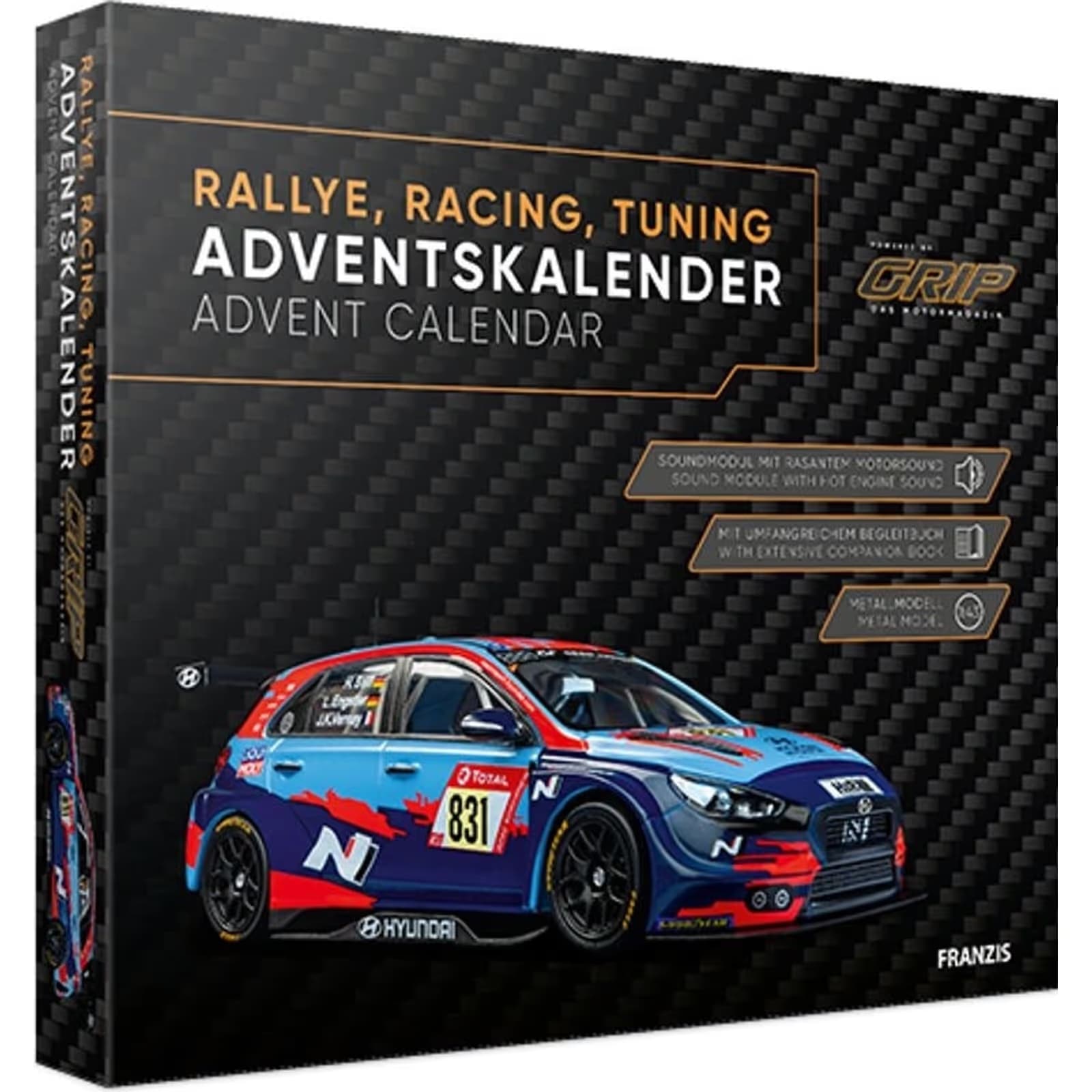 Franzis Verlag GmbH Franzis adventní kalendář Ralley Hyundai se zvukem