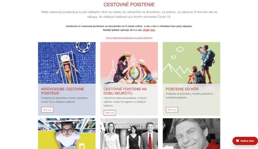 cestovné poistenie generali
