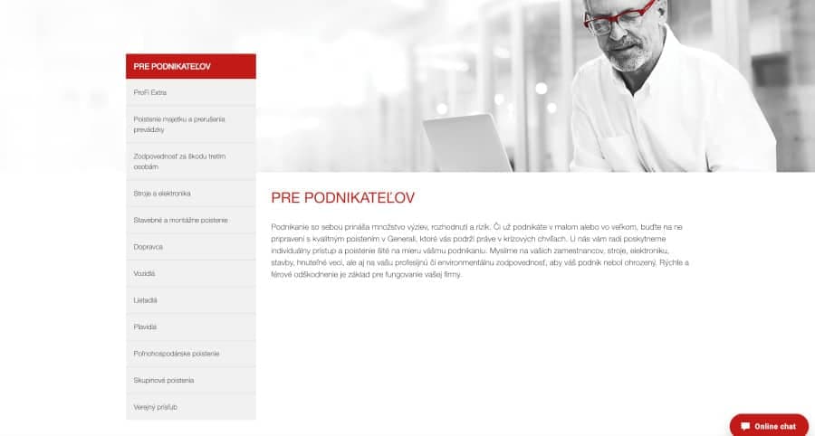 generali pre podnikateľov