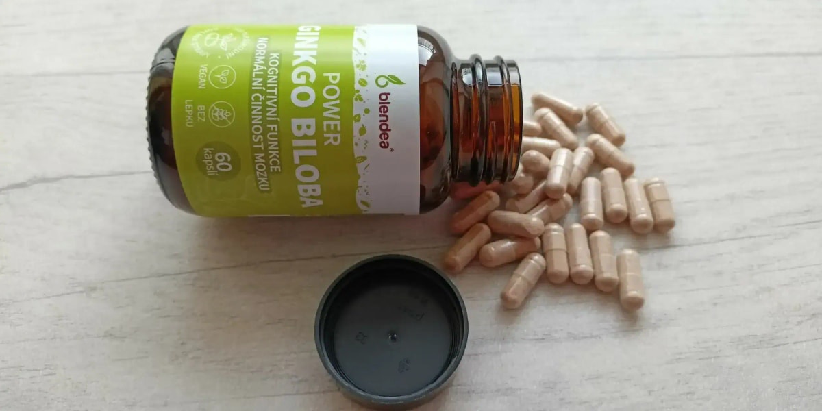 Blendea Ginkgo biloba - lahvička s kapslemi