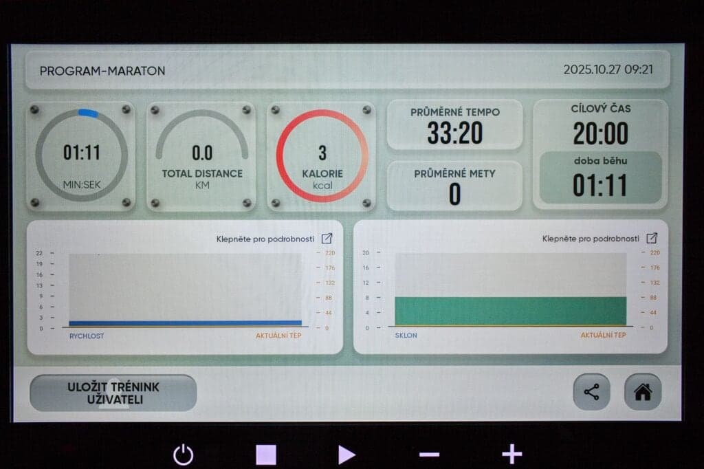 tréning na bežeckom páse inSPORTline ZenRun 120, Testado testovanie
