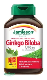 Jamieson Ginkgo Biloba tablety