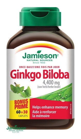 Jamieson Ginkgo Biloba tablety: Product review