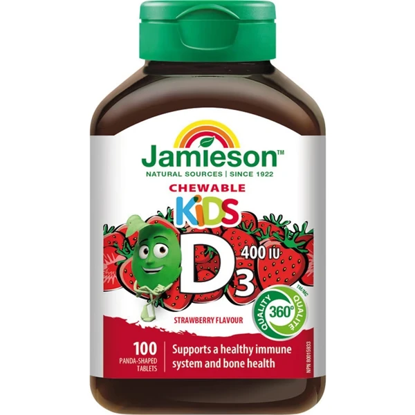 Jamieson Vitamín D3 Kids Jahoda: Product review