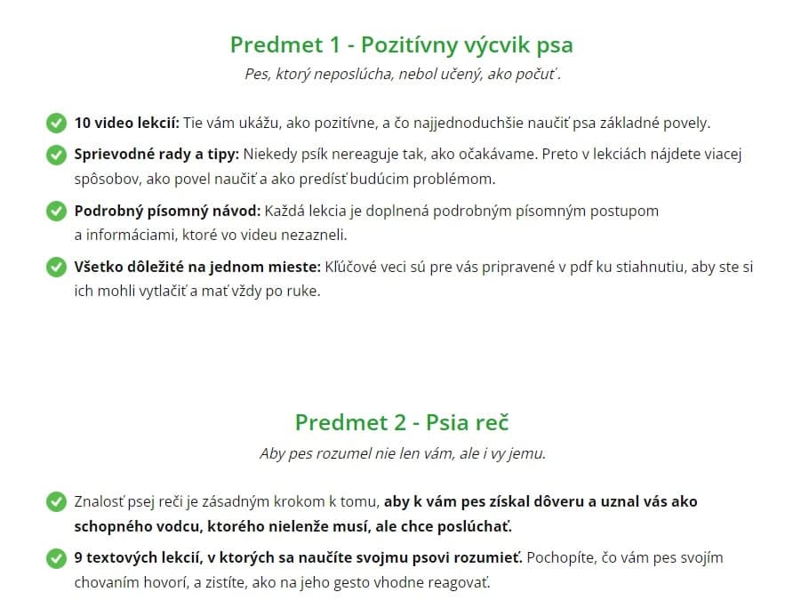 Kurz základná poslušnosť - online psia škola