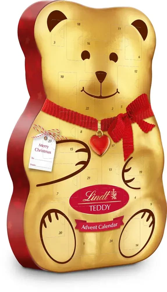 LINDT Teddy Adventný kalendár Shape 310 g