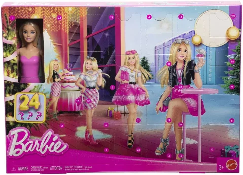 Mattel Barbie Módny Adventný kalendár 2025
