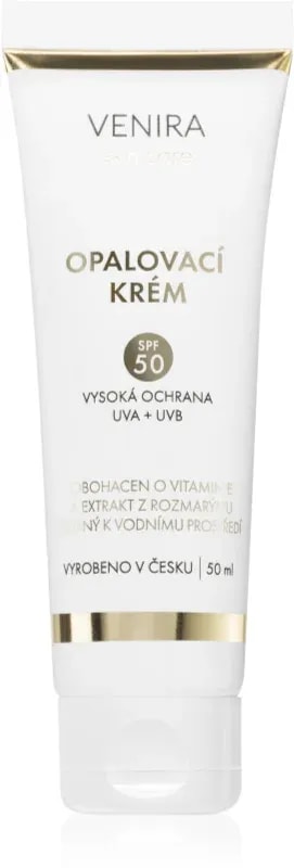 VENIRA opaľovací krém SPF 50: Product review