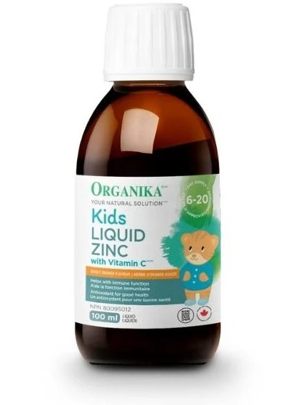 Organika Kids Tekutý zinok zinok pre deti s vitamínom C: Product review