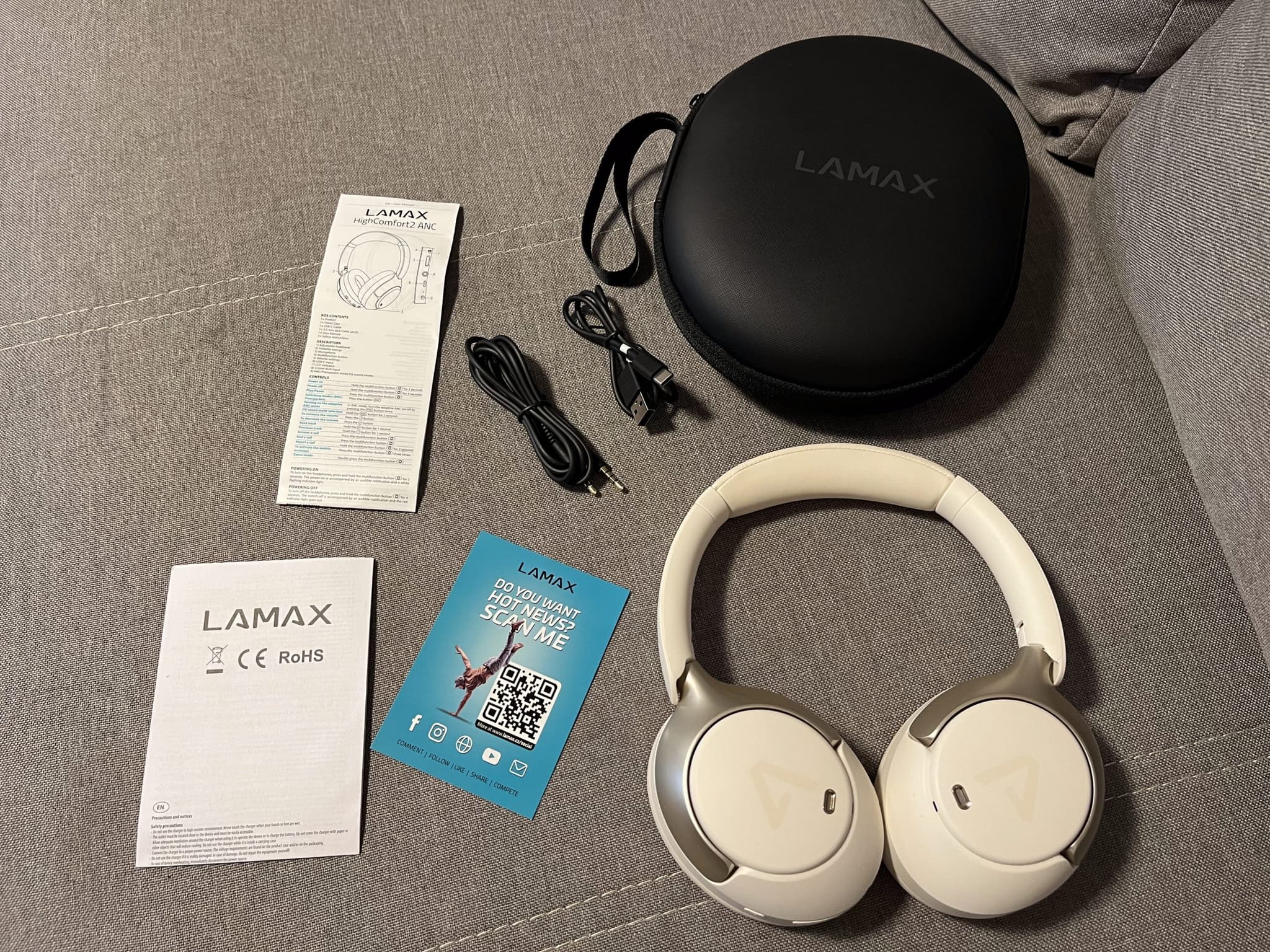 Recenzia slúchadlá Lamax HighComfort2 ANC