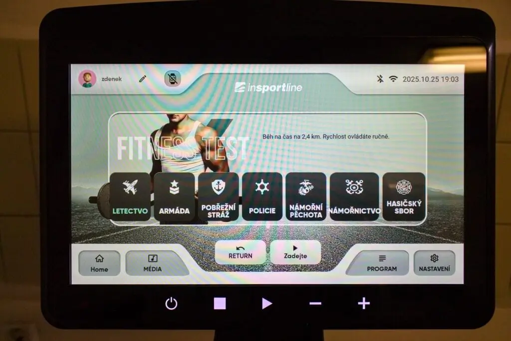 fitness program inSPORTline ZenRun 120, Testado recenzia