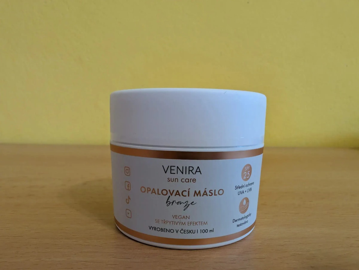 opalovací máslo Venira bronze obal