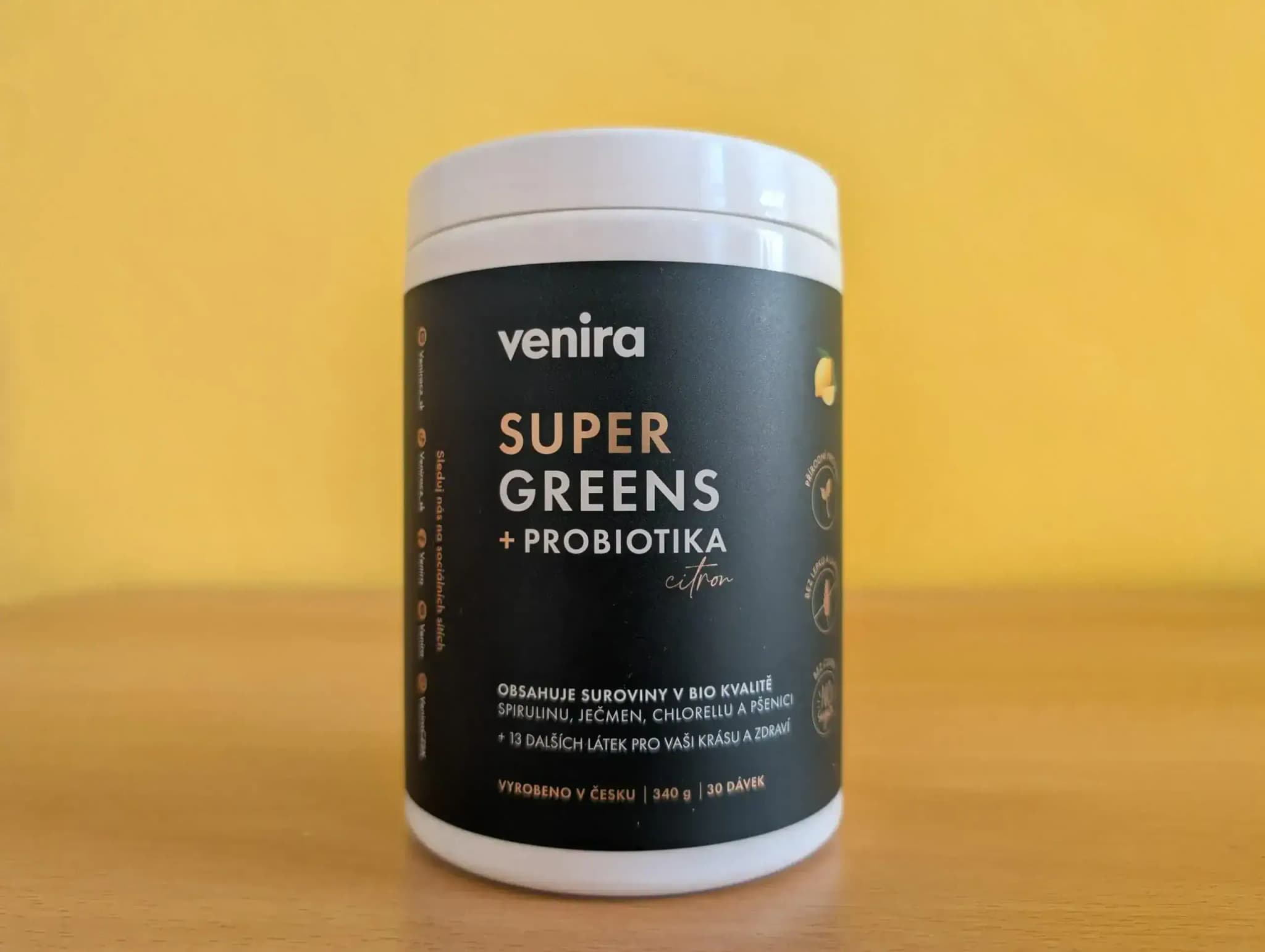 Venira super greens + probiotika obal