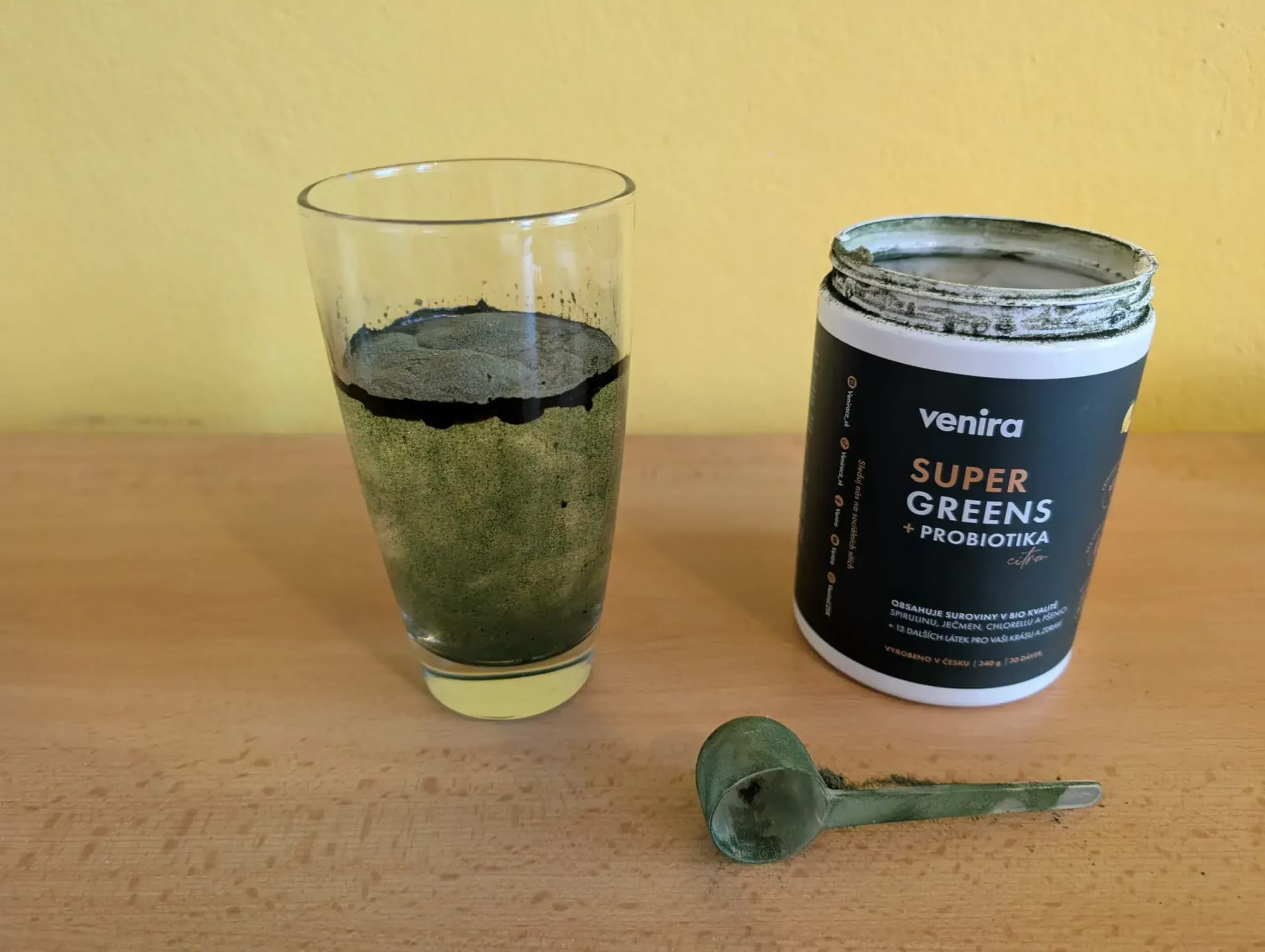 Venira super greens + probiotika nápoj