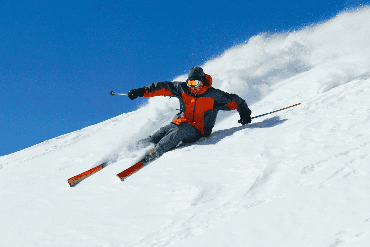 skialpové lyže–zjazd