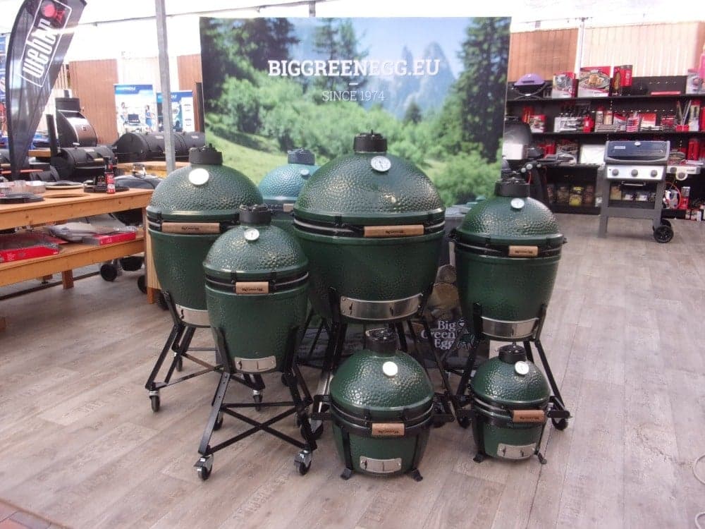 big green egg veľkosti
