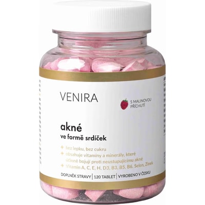 Venira akné srdiečka