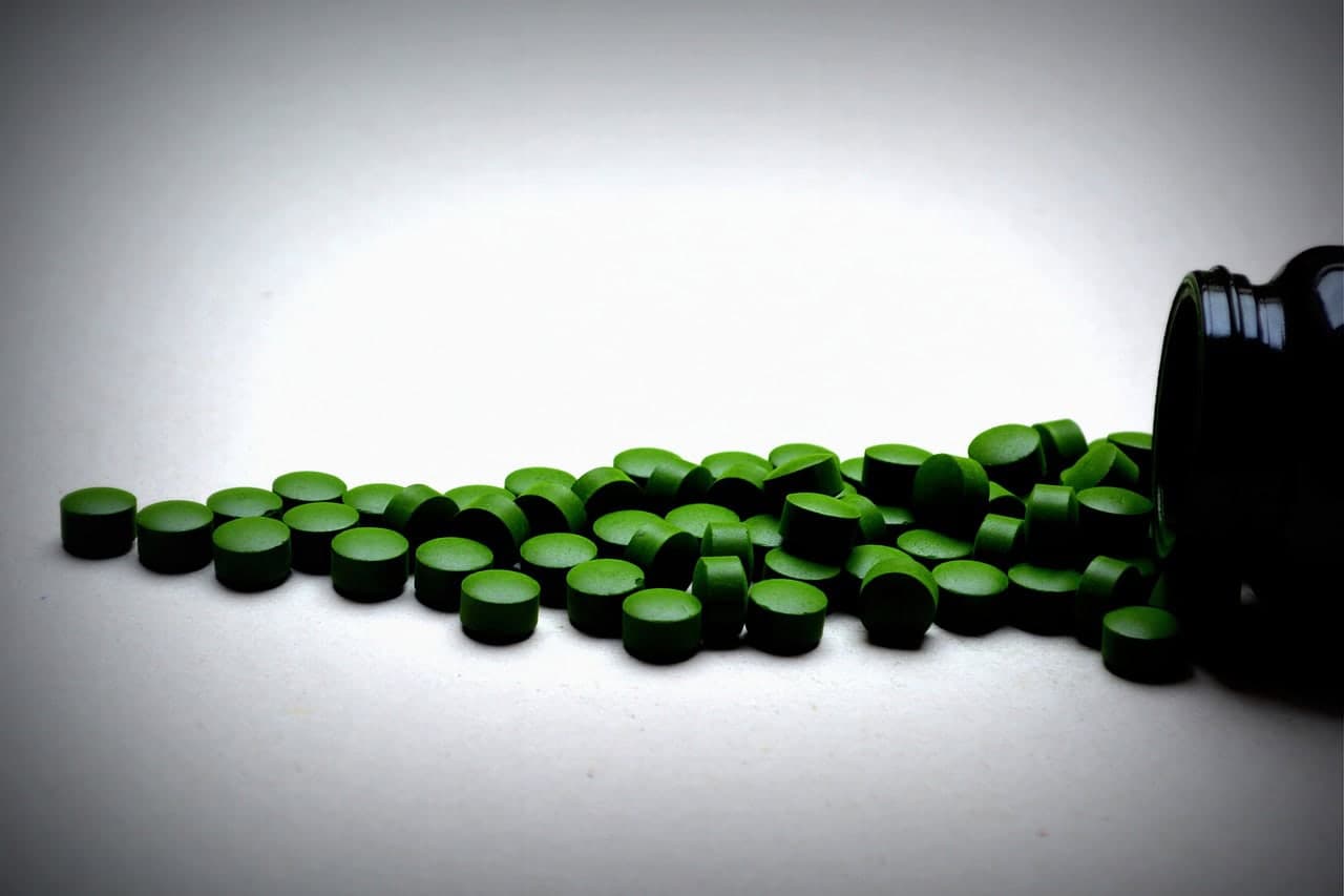 zelené superpotraviny chlorella