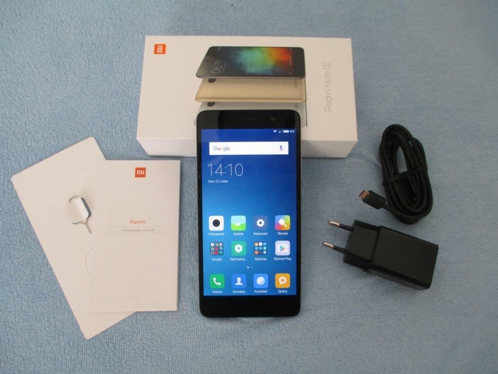 Test Xiaomi Redmi Note 3 Pro Global obsah balení