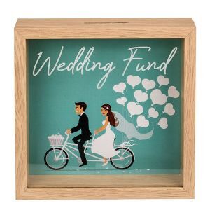 Drevená pokladnička Wedding Fund