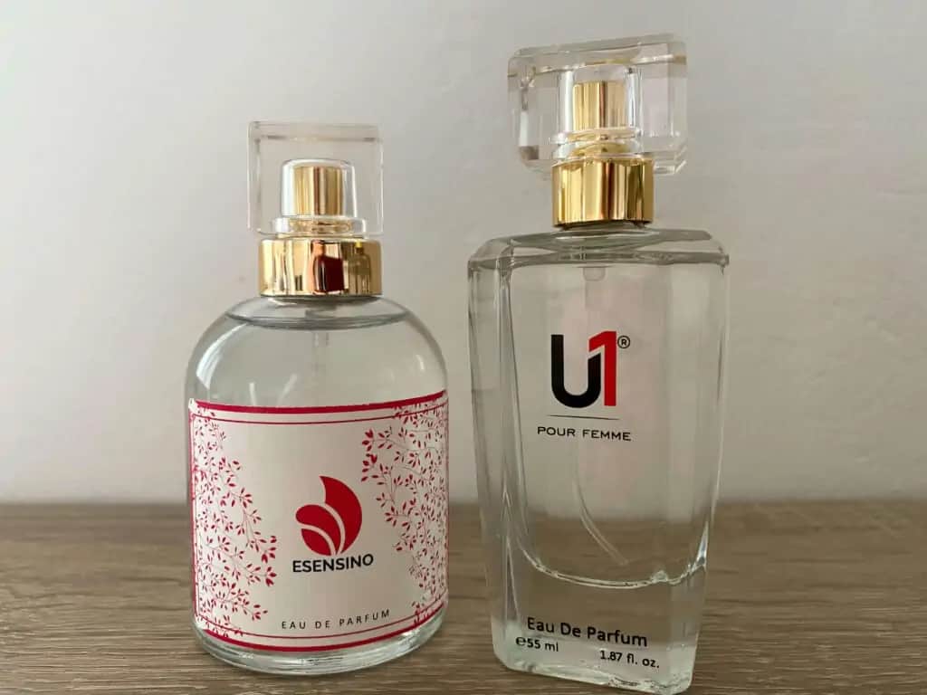 Porovnanie 50ml a 55ml verzia balenia parfumu esensino