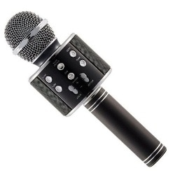 Eljet Globe Black Karaoke Mikrofon s reproduktorom pre deti