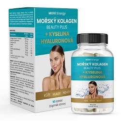 vitamíny na vlasy Morský Kolagén Beauty Plus + Kyselina hyalurónová 